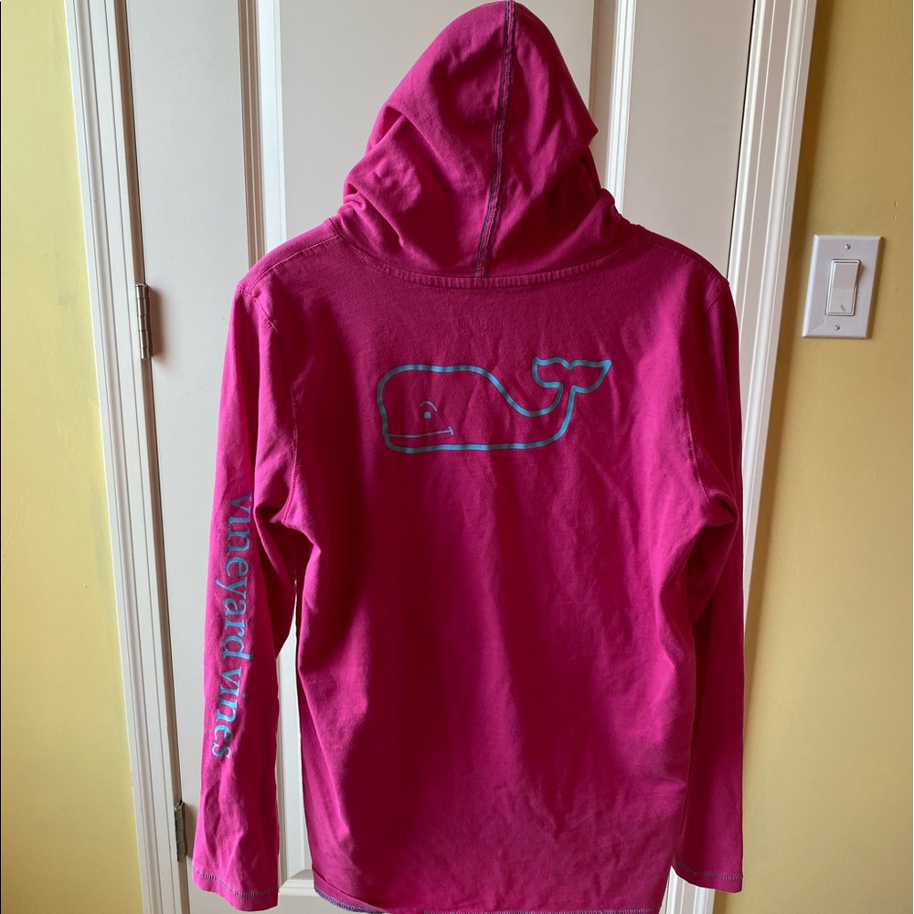 Girls Vineyard Vines Long Sleeve Shirt with hood